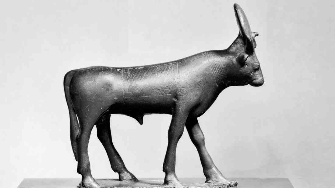 statuette of Apis, the divine bull