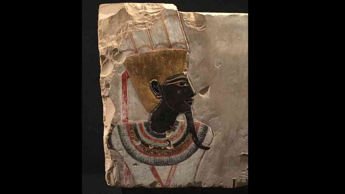 Min, ancient Egyptian god of fertility. EditorfromMars, CC BY-SA 4.0, via Wikimedia Commons