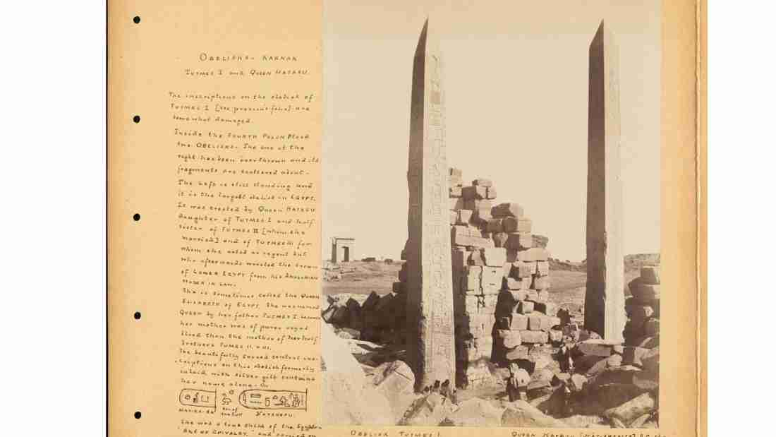 Ancient Egyptian Temples of Karnak Obelisks