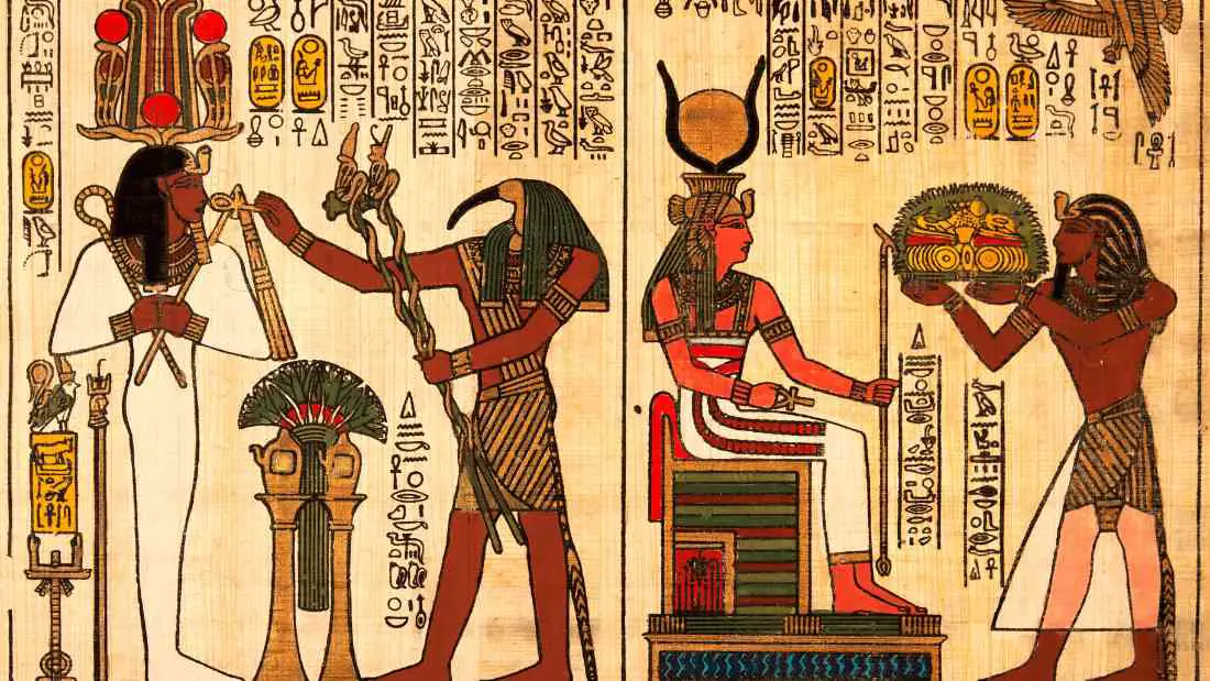 egyptian art representation of the egyptian god Set