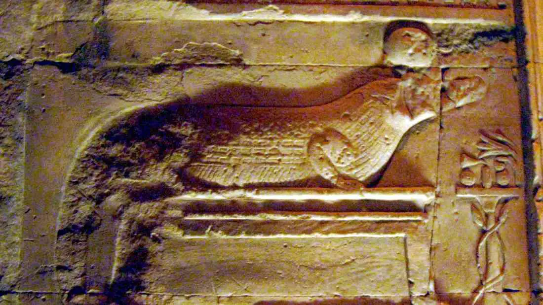 Sobek the crocodile god of ancient egypt. Karen Green, CC BY-SA 2.0, via Wikimedia Commons