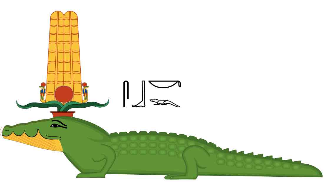 sobek egypt crocodile god. Horemhat crocodile head by Jeff Dahl, CC BY-SA 4, via Wikimedia Commons