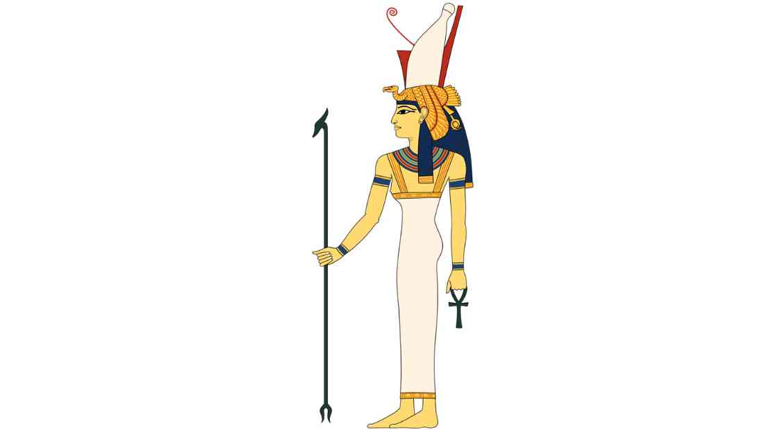 ancient egyptian goddess Mut. Eternal Space, CC BY-SA 4.0, via Wikimedia Commons