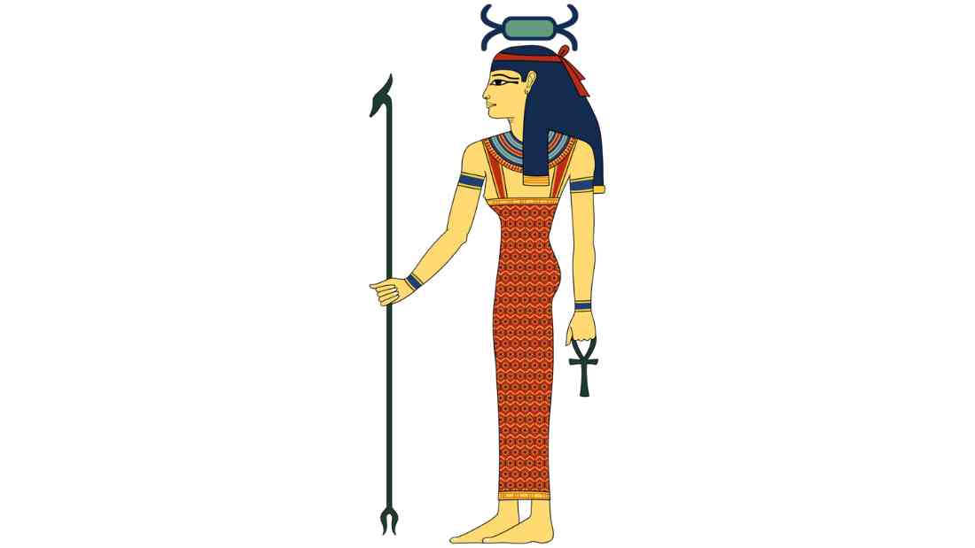 Ancient Egyptian Goddess Neith. Eternal Space, CC BY-SA 4.0, via Wikimedia Commons