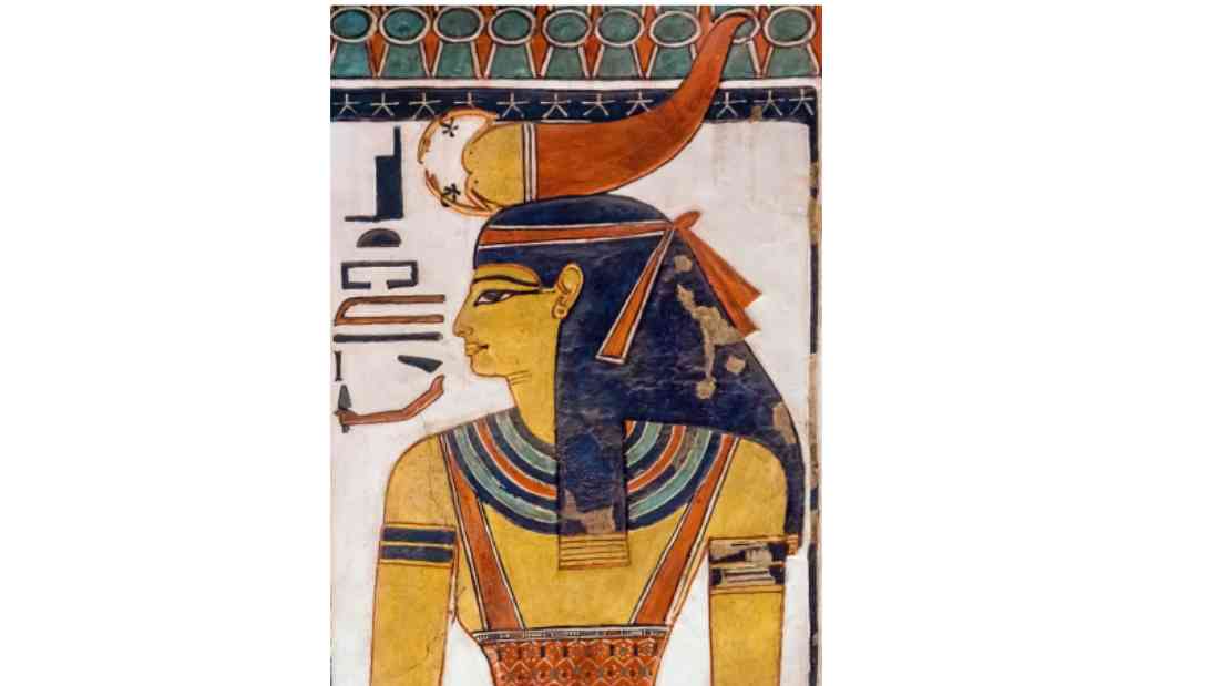 Serket Egyptian Goddess. The Tomb of Nefetari, CC BY-SA 4.0, via Wikimedia Commons