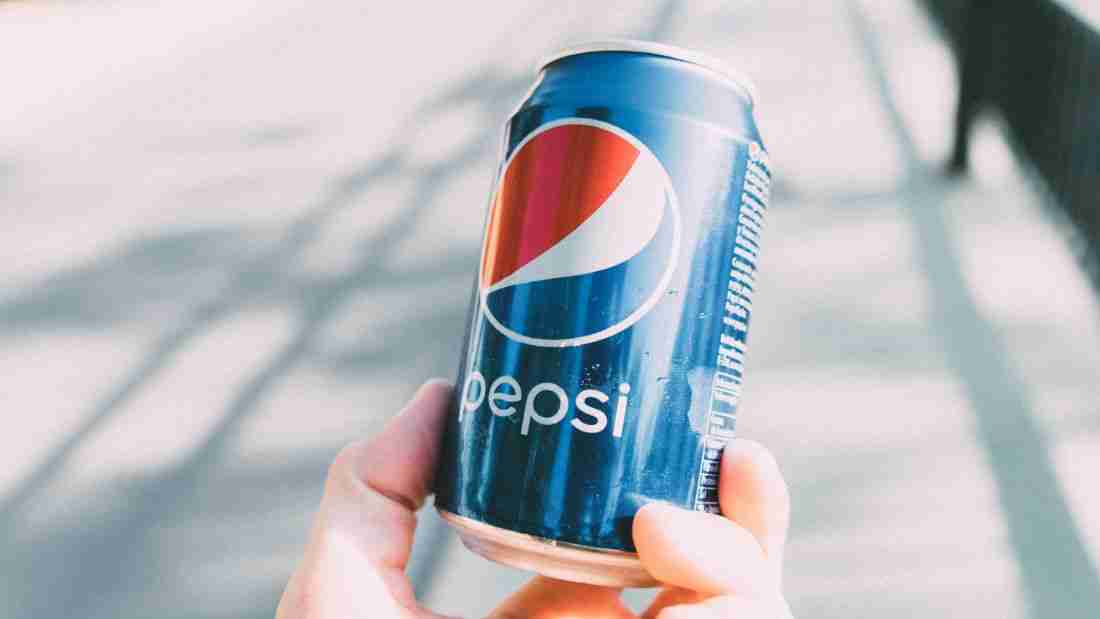 A can of pepsi