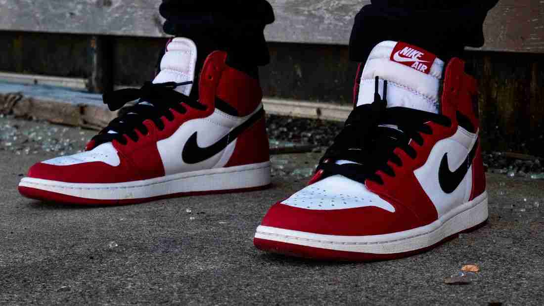 A young man wearing Nikes